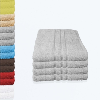 Buymax Duschtücher 4 Stück Duschtücher Set 70x140 cm, Frottee (4-St), pflegeleichtes Duschtuch-Set, aus 100% Baumwolle, Frottee