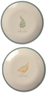 Next Brotteller Beilagenteller mit Hühnermotiv, 2er-Set, (2 St)