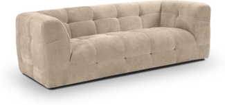 Schlafsofa (B/H/T: 217x72x96 cm) in Beige