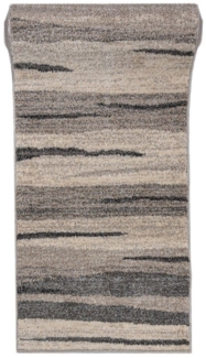 Mazovia Läufer Läufer Flurläufer Modern für Vorzimmer, Küche - Beige, 100 x 100 cm, Kurzflor, Meterware, Höhe 10 mm