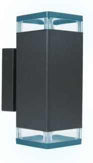 RGB LED Wandleuchte, Außenlampe, Up-Down, App, L 23,5 cm