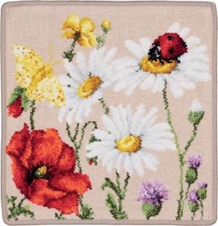 Feiler Handtücher Daisy Field|Seiftuch 30x30 cm| safari