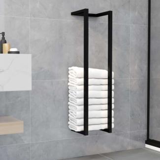 vidaXL Handtuchständer Schwarz 25x20x95 cm Eisen 325918
