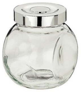 kela Vorratsdose Rosa, Glas, vielseitig einsetzbar, Schraubdeckel, 4x 0,2 L