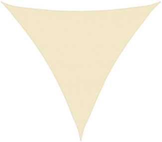 vidaXL Sonnensegel 160 g/m² Creme 6x6x6 m HDPE 311212