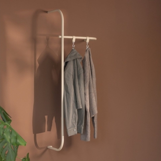 Metallbude Garderobenstange Garderobe TAMINA