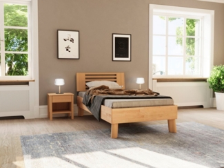 Home affaire Massivholzbett Chavot III, wahlweise in Kernbuche oder Wildeiche erhältlich