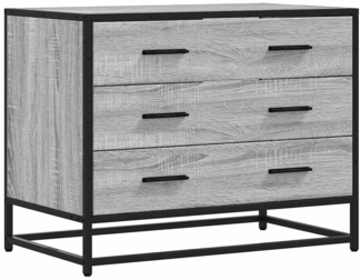vidaXL Schubladenschrank Grau Sonoma 70x41x56 cm Holzwerkstoff 849077