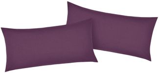 OTTO home Kissenbezüge Luisa, (2 Stück), aus 100% Baumwolle, mit Reißverschluss, atmungsaktiv, uni