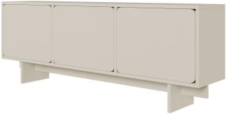 Selsey WUWU - TV-Schrank 3-türig, Greige, 150 cm