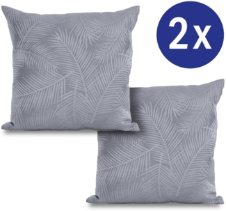 Kissenbezug grau jungle 50x50 cm