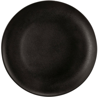 Seltmann Weiden Frühstücksteller Liberty - Velvet Black, (1 St), Teller rund 22,5 cm