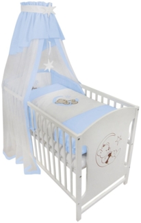 Gitterbetten online kaufen: Komplettbett 120 × 60 Babybett in blau