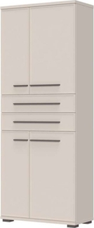 Places of Style Garderobenschrank Opera, Kleiderschrank (1-St) UV-lackiert, hochwertige Beschläge, Soft-Close Funktion