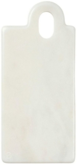 Broste Copenhagen Olina Schneidebrett white marmor 14x31 cm