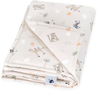 Jerseydecke gefüttert, Savanne beige