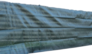 Zaunblende dunkelgrün 1x5 m, 90% blickdicht, 150g pro m²
