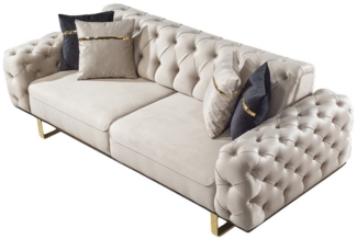 Villa Möbel Sofa Roma, 1 Stk. 2-Sitzer, mit Relax-/Bettfunktion durch umklappbare Rückenlehne