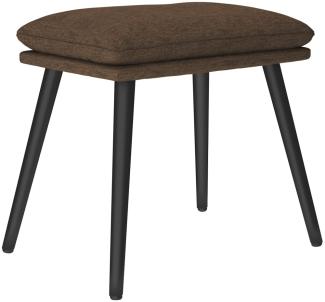 vidaXL Fußhocker Braun 45 x 29,5 x 39 cm Stoff [341496]