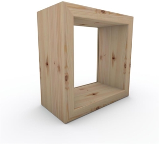 Nachttisch Nachtkommode Nachtkästchen ohne Rückwand ohne Zwischenboden ohne Füße ohne Türe Zirbe