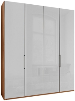 WIEMANN Drehtürenschrank Monaco, Made in Germany, edle Glasfront, in verschiedenen Farben, hochwertige Beschlägen inkl. Dämpfung