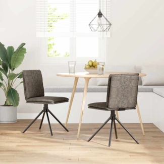 vidaXL Esszimmerstuhl Dunkelgraues 4101280