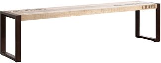 Bank Mango 140x40x45 natur bedruckt FACTORY #120