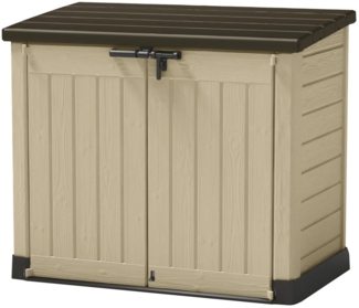 Keter Mülltonnenbox Keter Mülltonnenbox STORE IT OUT MAX Braun, 1200 L, 2x240 L Tonne