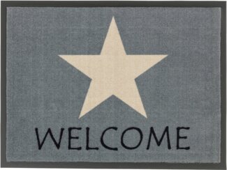 ASTRA Fußmatte Homelike 054, Welcome, rechteckig, Höhe: 7 mm, Schmutzfangmatte, mit Spruch, waschbar, In -und Outdoor geeignet