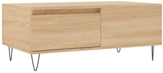 Couchtisch, Sofatisch Sonoma-Eiche 90x50x36,5 cm Holzwerkstoff