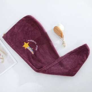 Coonoor Turban-Handtuch Turban Handtuch mit Knopf, (2-St)