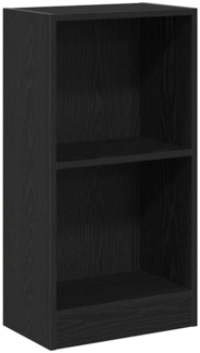 vidaXL Bücherregal Schwarz Eichen-Optik 40x24x76 cm Holzwerkstoff 862000