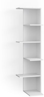 Eckregal Tera Weiß 37 x 140.1 cm Vicco