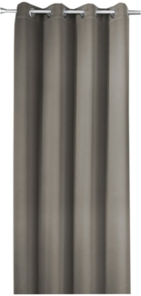 novumfix Verdunkelungsvorhang Sunout/70 grau Thermovorhang XXL Ösen bis 350 cm lang, verdunkelnd, extra lang