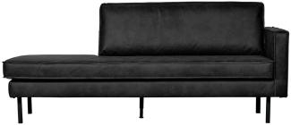 Daybed Rodeo Rechts - Leder Black