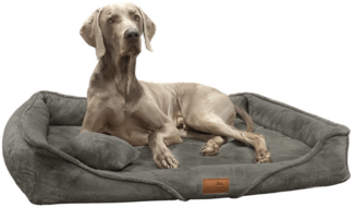 TYSON Orthopädisches Hundebett - 110x85cm, 26 Olivgrün