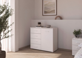rauch Kombikommode Maika, Breite 93 cm, 1 Tür und 4 Schubladen mit praktischem Stauraum