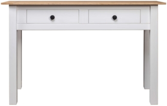 vidaXL Konsolentisch Weiß 110x40x72 cm Kiefernholz Panama 282681
