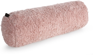 Kissenbezug Bouclee 10 D 45x15 rosa Nackenkissen Dekokissen