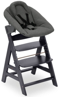 Hauck Alpha Newborn Set Plus Dark Grey Hochstuhl & Babywippe
