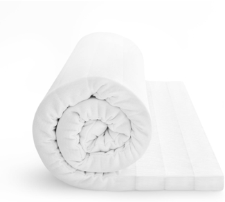 Ergonomische Gel Matratze H3 -7 Zonen Matratze - Kaltschaummatratze mit integriertem Gel Topper - Versand als Rollmatratze 80x200