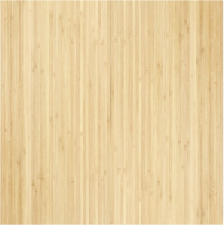vidaXL Teppich Rechteckig Hell Natur 100x100 cm Bambus 376801