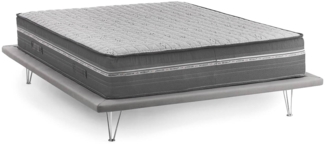 Dmora Amomali-Doppelmatratze, Memory Foam-Matratze und Taschenmikrofedern, 100 % Made in Italy, milbenhemmend und hypoallergen, 160 x 200 x 32 cm