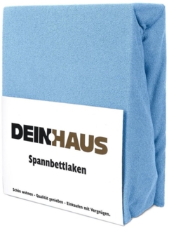 DH DEIN. HAUS Spannbettlaken Frottee, Gummizug: mit Gummizug, Baumwolle, atmugsaktiv, hautfreundlich, pflegeleichter Stoff