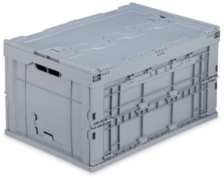 2 x Transportbox 60 L mit Deckel 10030132