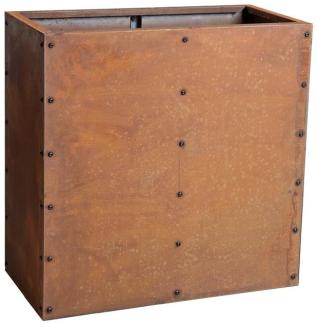 Hochbeet Pflanzbeet Edelrost 80x40x80 cm Pflanzkasten Blumenkasten Blumenbeet