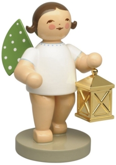 Wendt & Kühn Weggefährte Engel mit Laterne vergoldet Goldedition No. 18