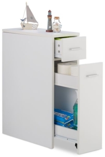 Weißer Nischenschrank