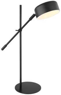 Tischleuchte, Gelenk verstellbar, schwarz-matt, H 50 cm
