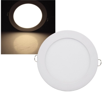 LED Licht-Panel "QCP-17R", Ø 17cm230V, 12W, 1000 Lumen, 2900K / warmweiß